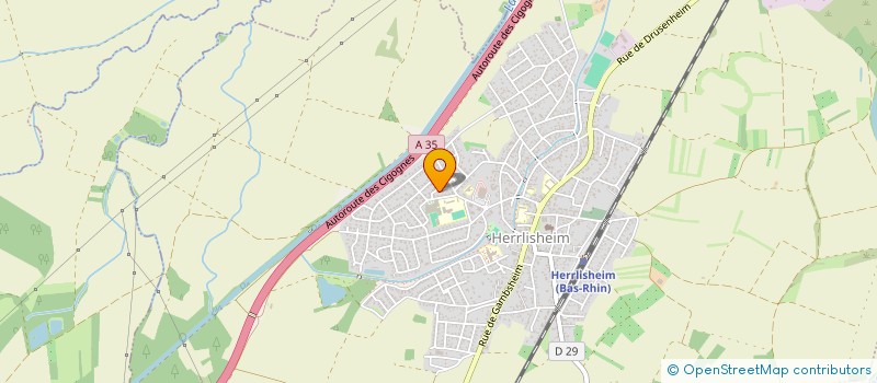 localisation de l'entreprise MONSIEUR YANNICKE DEUSCHER  HERRLISHEIM