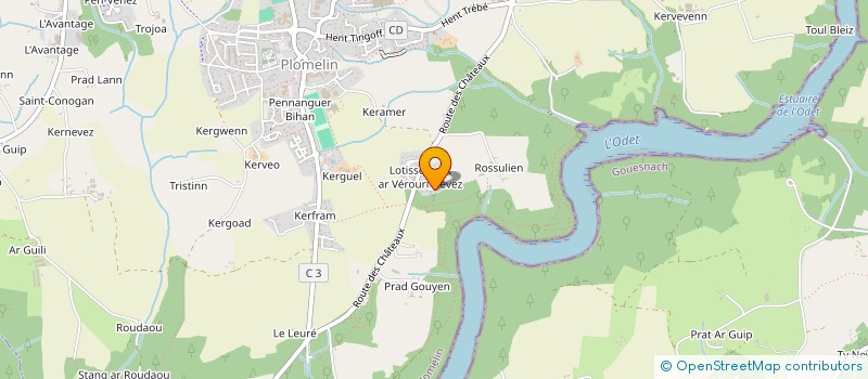 localisation de l'entreprise MONSIEUR YANNIG FENEYROU à PLOMELIN