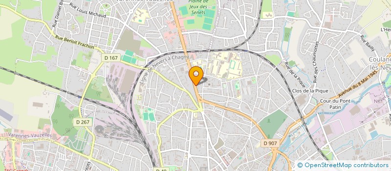 localisation de l'entreprise MONSIEUR YANNIG FRANCHETEAU à NEVERS