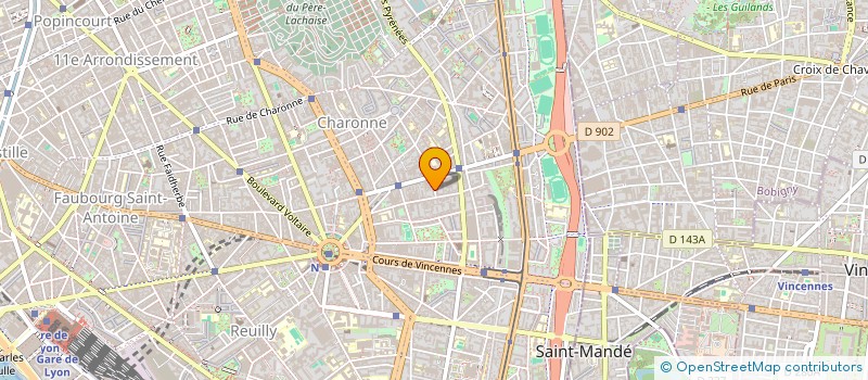 localisation de l'entreprise MONSIEUR YANNIK DENIZART  PARIS