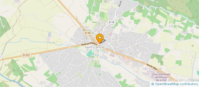localisation de l'entreprise MONSIEUR YANNIK PASSA  SAINT-CANNAT