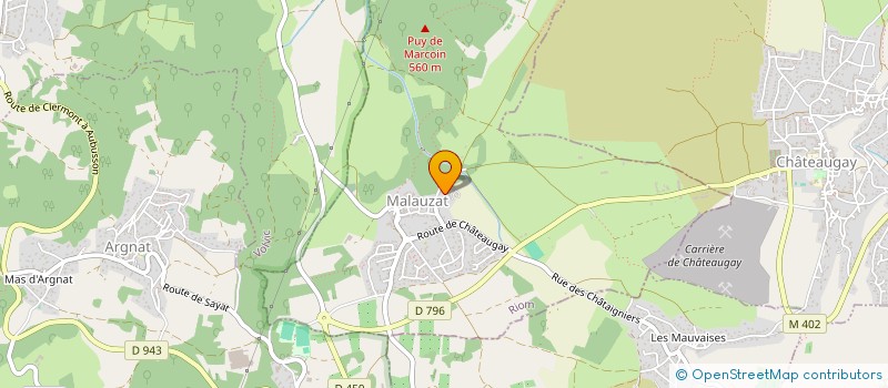 localisation de l'entreprise MONSIEUR YANNIK SAUNIER  MALAUZAT