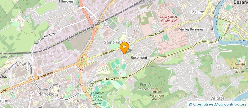 localisation de l'entreprise MONSIEUR YANNIS ABDENNOUR  BESANCON