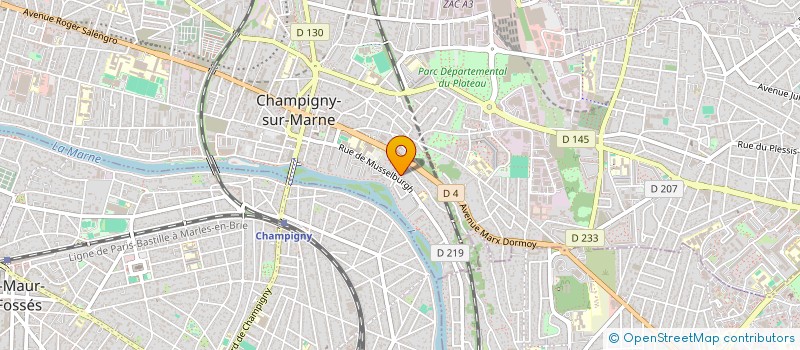 localisation de l'entreprise MONSIEUR YANNIS ALBERT  CHAMPIGNY-SUR-MARNE