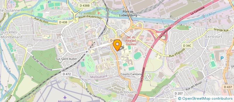 localisation de l'entreprise MONSIEUR YANNIS ALI MESSAOUDI  MONTBELIARD