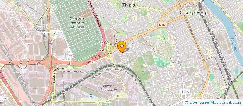 localisation de l'entreprise MONSIEUR YANNIS ANEDE  THIAIS