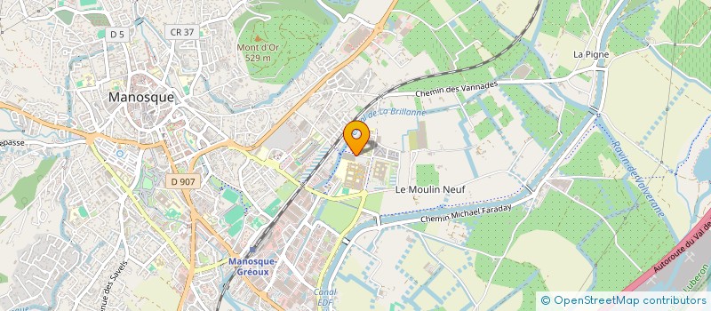 localisation de l'entreprise MONSIEUR YANNIS AOUACHRIA à MANOSQUE