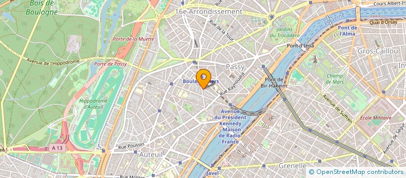 localisation de l'entreprise MONSIEUR YANNIS AURENTY  PARIS 16