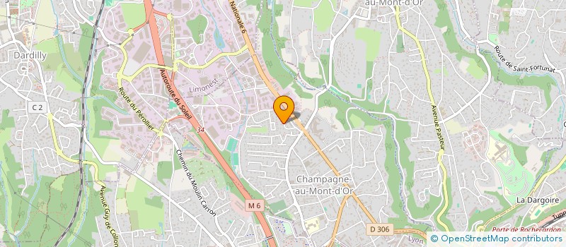 localisation de l'entreprise MONSIEUR YANNIS BADAROUS  CHAMPAGNE-AU-MONT-D'OR