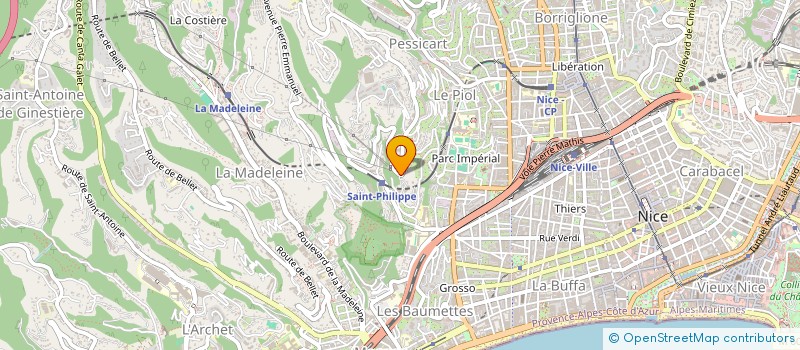 localisation de l'entreprise MONSIEUR YANNIS BADI  NICE