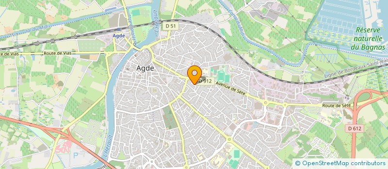 localisation de l'entreprise MONSIEUR YANNIS BADRE  AGDE