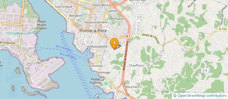 localisation de l'entreprise MONSIEUR YANNIS BAGASSIEN à LES ABYMES