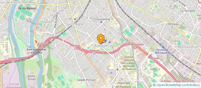 localisation de l'entreprise MONSIEUR YANNIS BAJON  TOULOUSE