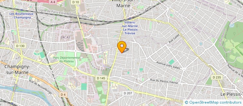 localisation de l'entreprise MONSIEUR YANNIS BAUDOT à CHAMPIGNY-SUR-MARNE