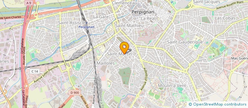 localisation de l'entreprise MONSIEUR YANNIS BELCH ESQUINA  PERPIGNAN