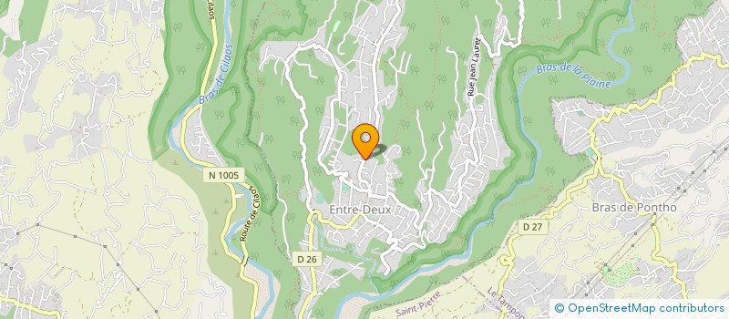 localisation de l'entreprise MONSIEUR YANNIS BENARD  ENTRE-DEUX