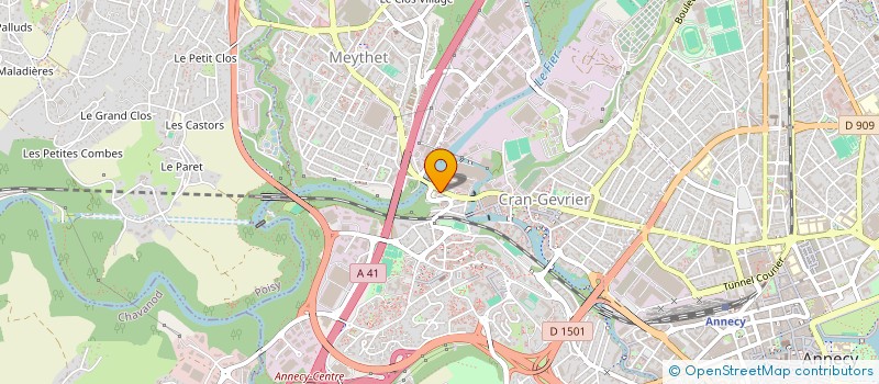 localisation de l'entreprise MONSIEUR YANNIS BENKETIRA à ANNECY