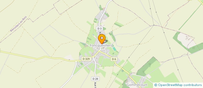 localisation de l'entreprise MONSIEUR YANNIS BINIOS  FONCQUEVILLERS