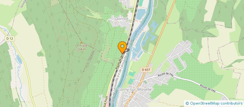 localisation de l'entreprise MONSIEUR YANNIS BOUKHRICHEN  ANCY-DORNOT