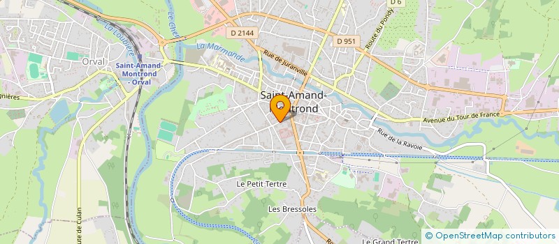 localisation de l'entreprise MONSIEUR YANNIS BOUSSAC  SAINT-AMAND-MONTROND