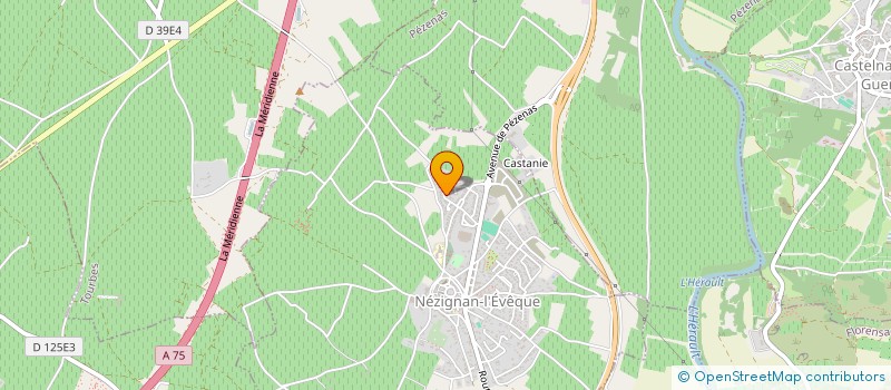 localisation de l'entreprise MONSIEUR YANNIS BOZETTI  NEZIGNAN-L'EVEQUE