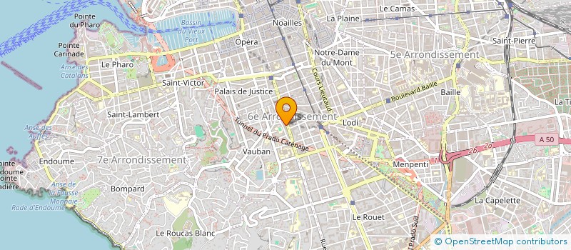 localisation de l'entreprise MONSIEUR YANNIS BRANDICOURT  MARSEILLE