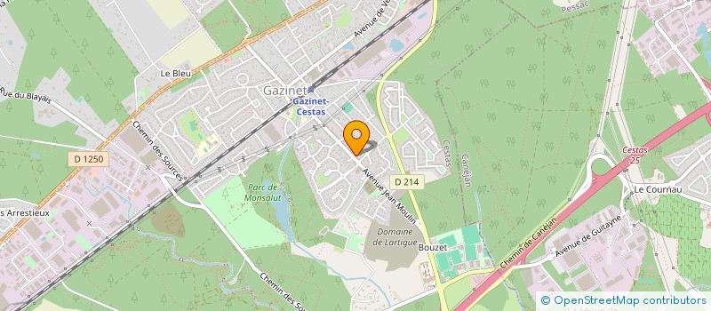 localisation de l'entreprise MONSIEUR YANNIS CERQUEIRA  CESTAS