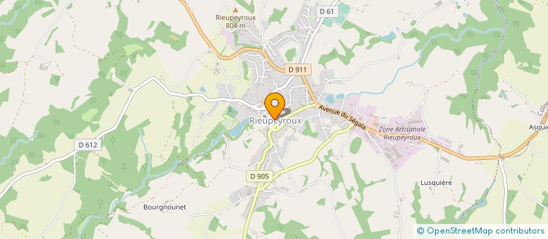 localisation de l'entreprise MONSIEUR YANNIS CHARASSON à RIEUPEYROUX