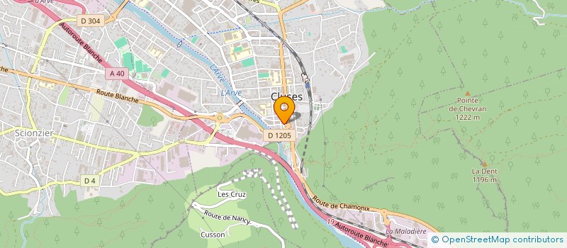 localisation de l'entreprise MONSIEUR YANNIS CHEDRI  CLUSES