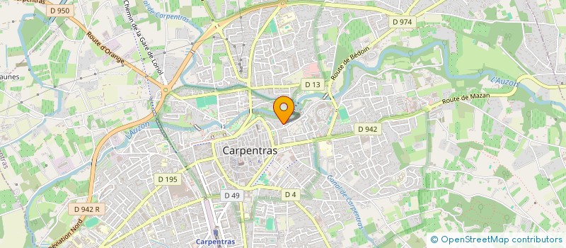 localisation de l'entreprise MONSIEUR YANNIS CHOUADER à CARPENTRAS
