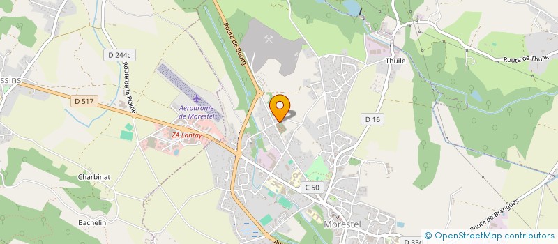 localisation de l'entreprise MONSIEUR YANNIS CHOUCHOULIS  MORESTEL