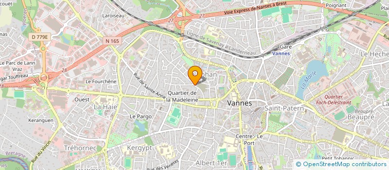 localisation de l'entreprise MONSIEUR YANNIS COQUERELLE à VANNES