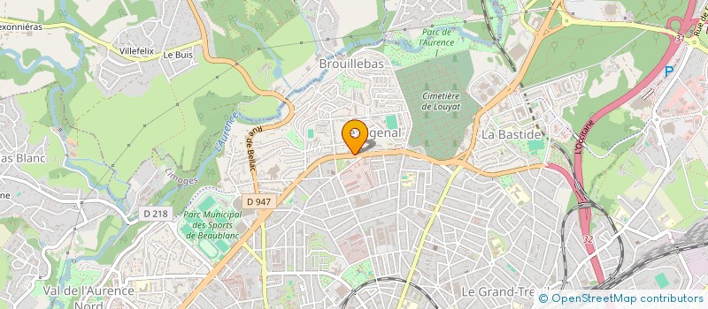 localisation de l'entreprise MONSIEUR YANNIS DAHMANI  LIMOGES