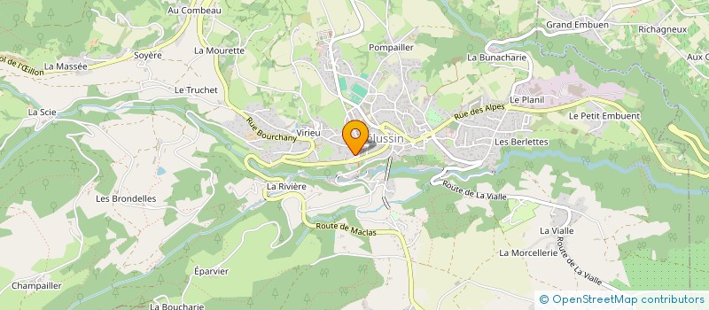 localisation de l'entreprise MONSIEUR YANNIS DE MICHELIS à PELUSSIN