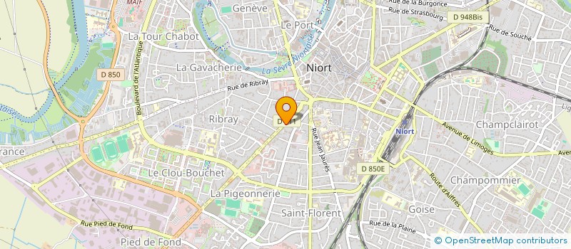 localisation de l'entreprise MONSIEUR YANNIS DENIBEAU à NIORT