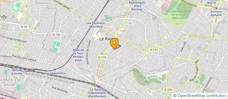 localisation de l'entreprise MONSIEUR YANNIS DIDELOT  LE RAINCY