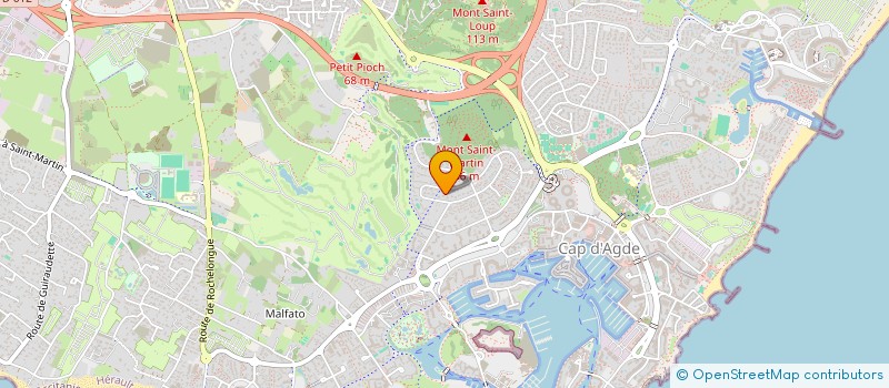 localisation de l'entreprise MONSIEUR YANNIS DJEGHALI  AGDE