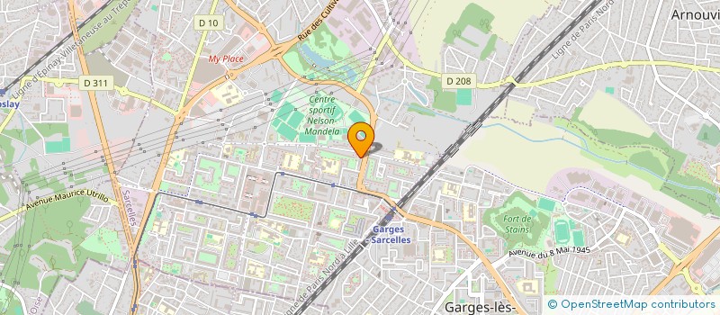 localisation de l'entreprise MONSIEUR YANNIS DOMESOR  SARCELLES