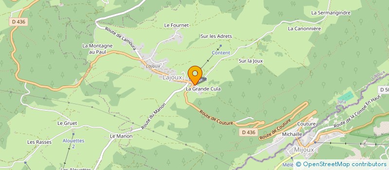 localisation de l'entreprise MONSIEUR YANNIS DRAPIER  LAJOUX