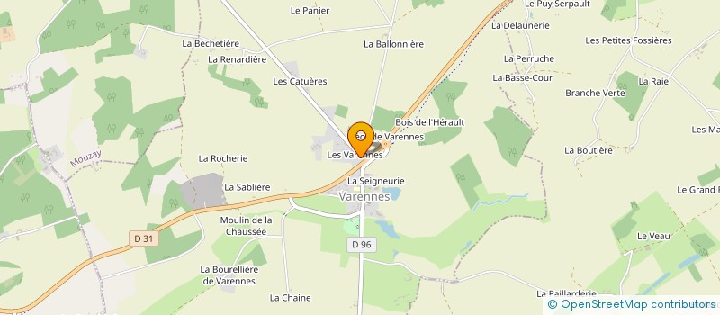 localisation de l'entreprise MONSIEUR YANNIS DUGUET  VARENNES