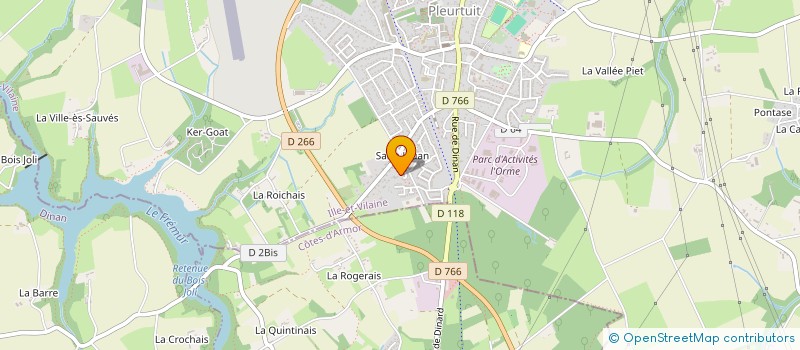 localisation de l'entreprise MONSIEUR YANNIS EL KADIRI BOUTCHICH  PLEURTUIT