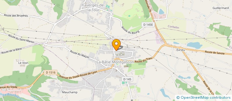 localisation de l'entreprise MONSIEUR YANNIS ELBAR  LA BATIE-MONTGASCON