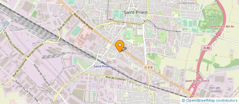 localisation de l'entreprise MONSIEUR YANNIS FAQUET  SAINT-PRIEST