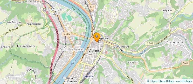 localisation de l'entreprise MONSIEUR YANNIS FOUR  VIENNE