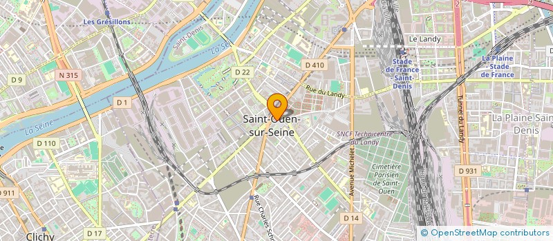 localisation de l'entreprise MONSIEUR YANNIS FRANCOIS à SAINT-OUEN-SUR-SEINE