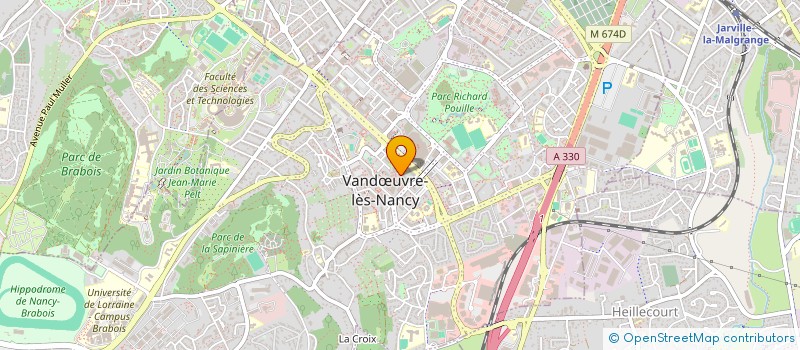 localisation de l'entreprise MONSIEUR YANNIS GINET  VANDUVRE-LES-NANCY