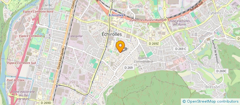 localisation de l'entreprise MONSIEUR YANNIS GIROUD à ECHIROLLES