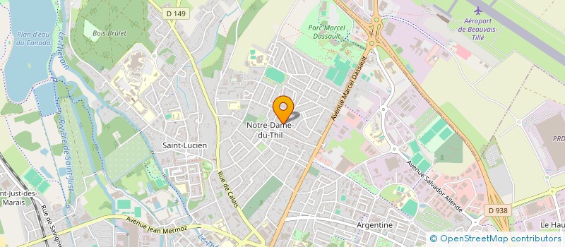 localisation de l'entreprise MONSIEUR YANNIS HADDADI  BEAUVAIS