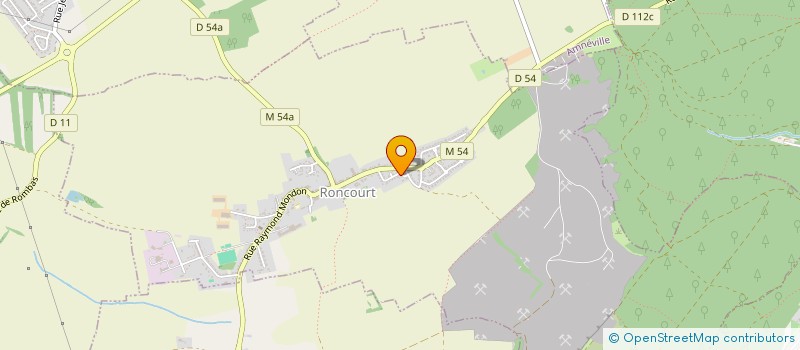 localisation de l'entreprise MONSIEUR YANNIS HARRAT  RONCOURT