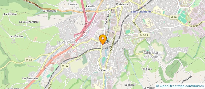 localisation de l'entreprise MONSIEUR YANNIS KOWALCZYK à SAINT-CHAMOND